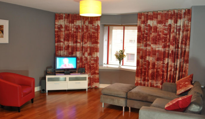 Glasgow City Centre Living Room