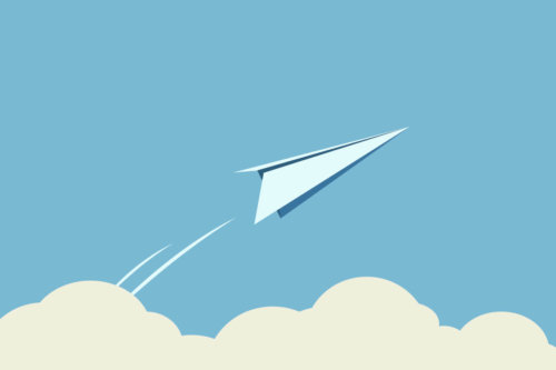 Graphic Paper Plane