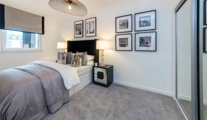 Glasgow Candleriggs Double Bedroom
